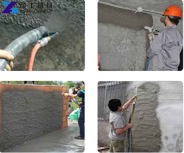 Mortar Spraying Machine for Sale, Cement Plaster Spray Machine