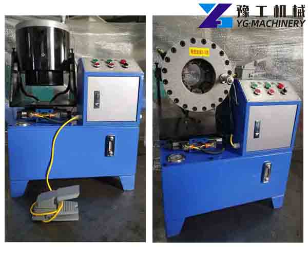 YG-48 vertical and horizontal pipe shrinking machine for sale