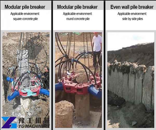 applicable environment of pile breaker