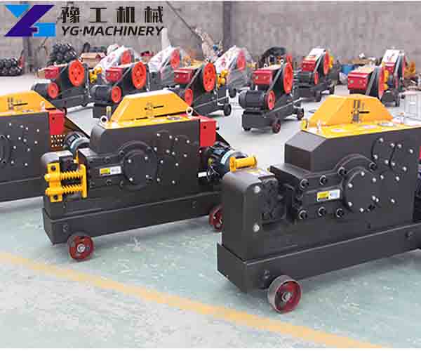 rebar cutting machines in factory