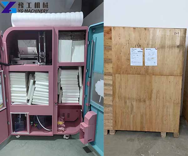 YG fully automatic cotton candy machine send to India