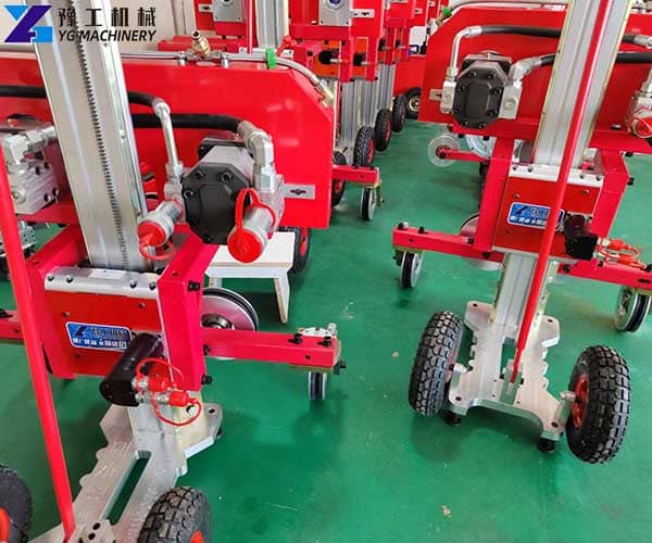 the concrete wire saw machine in YG Machinery