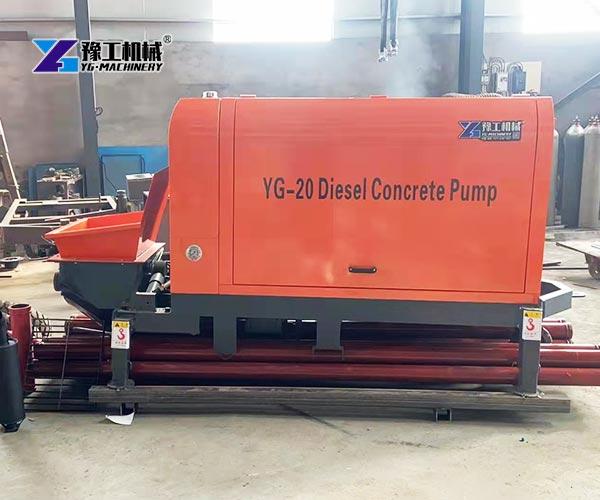 YG-20 stationary horizontal concrete pump