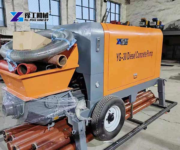 YG-30 mobile mini concrete pump machine