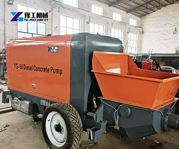 YG-50 diesel concrete pump for sale