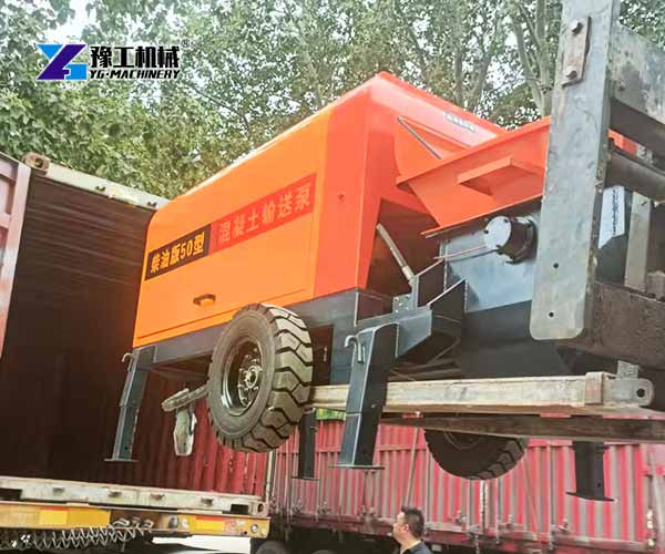 YG-50 diesel mini concrete pump machine