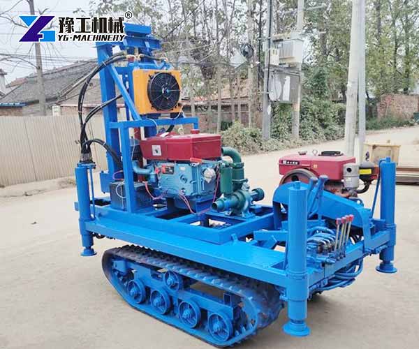 crawler well drilling rig machine