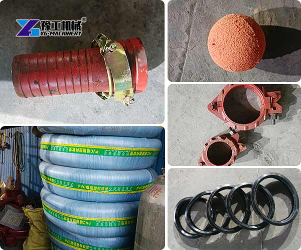 some accessories for concrete conveying