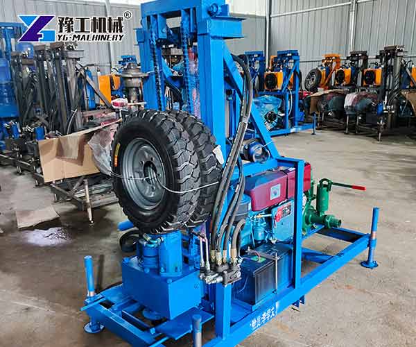 water well drilling machine display