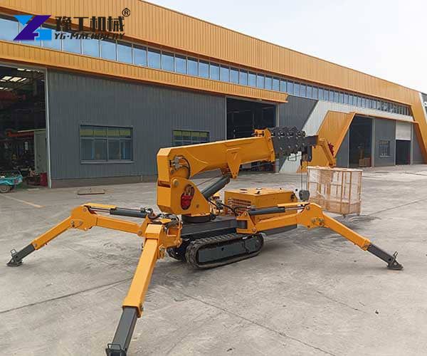 mini tracked spider crane