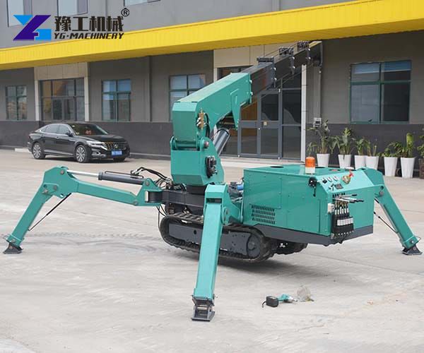 small crawler spider crane