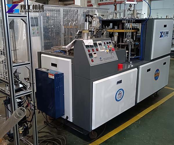 paper cup forming machine display