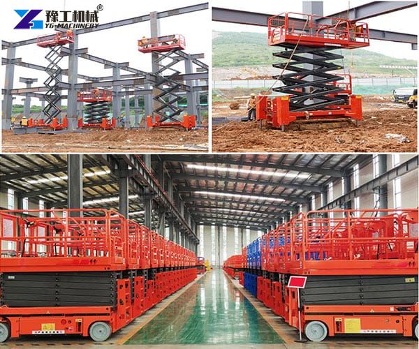 movable scissor lift display