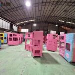 automatic candy floss vending machine factory