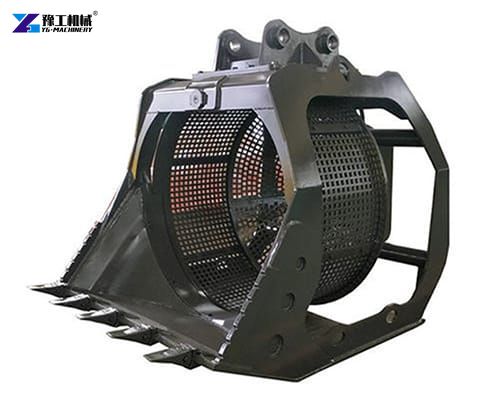 excavator screening bucket