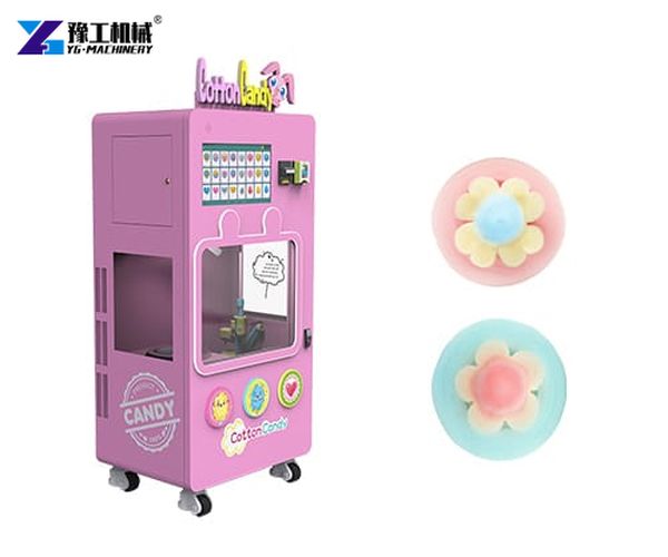 robot cotton candy vending machine