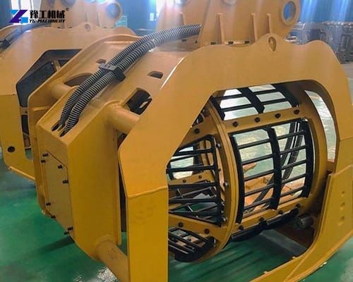 screening bucket for excavator display