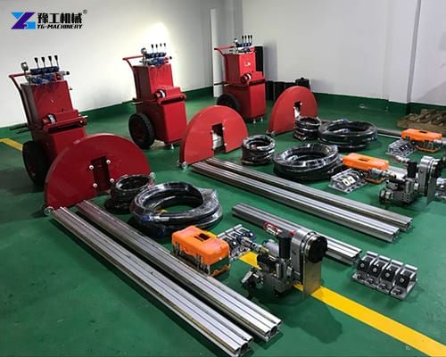 wall saw machine with hydraulic station