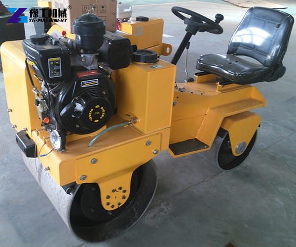 road construction roller in factory