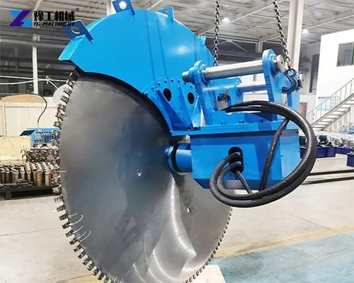 excavator concrete saw attachment for cutting concrete and rock