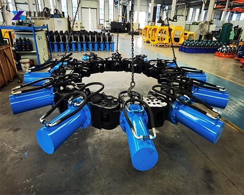 hydraulic pile breaker testing in factory