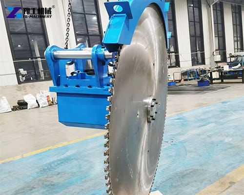 hydraulic rock saw for excavator concrete demolition