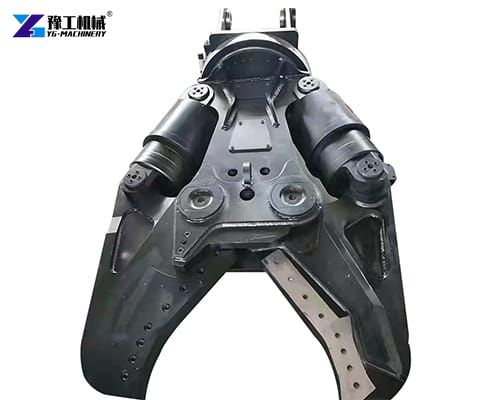 hydraulic shear attachment for excavator