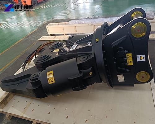 hydraulic shear attachment for shipment