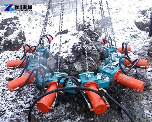 pile head breaking machine for construction