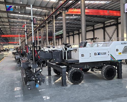 telescopic boom concrete laser screed machine for sale